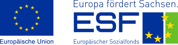 Europäische Union – Europa fördert Sachsen. ESF – Europäischer Sozialfonds